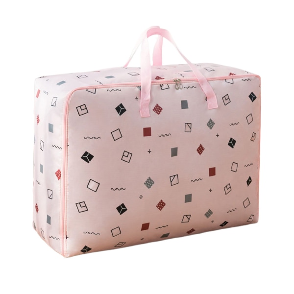 Kvinder Oxford Extra Large Cubes Kufferter Supplies Pakkepose Rosa fyrkant Medium (55*33*20cm)