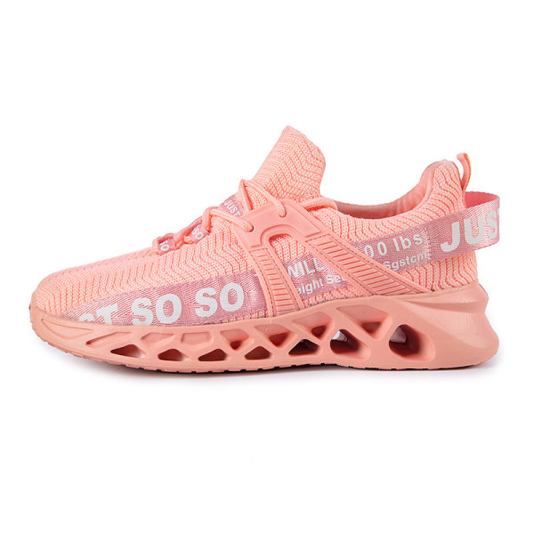 Unisex Athletic Sneakers Sports Løbetræner åndbare sko Pink,36