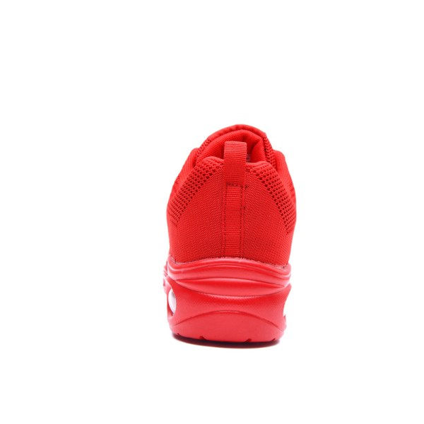 Kvinder Snøre Jazz Shoe Dans Sport Fitness Soft Sole Sneaker Red 37