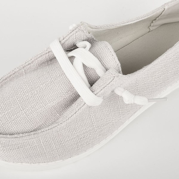 Kvinnors Slip On Casual Shoes Flat Flats creamy-white 37