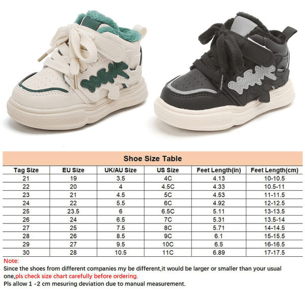 Barn andas komfort High Top Fashion Varmfodrade Sneakers Vit 29 2179 | Vit  | Läder i mikrofiber | Fyndiq