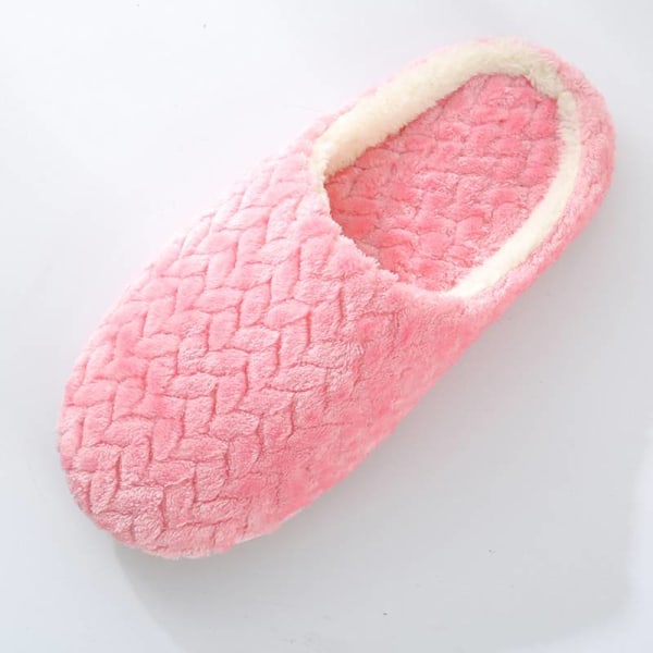 Damtofflor House Shoes Anti Slip Comfy Home Indoor Shoes Pink 36-37
