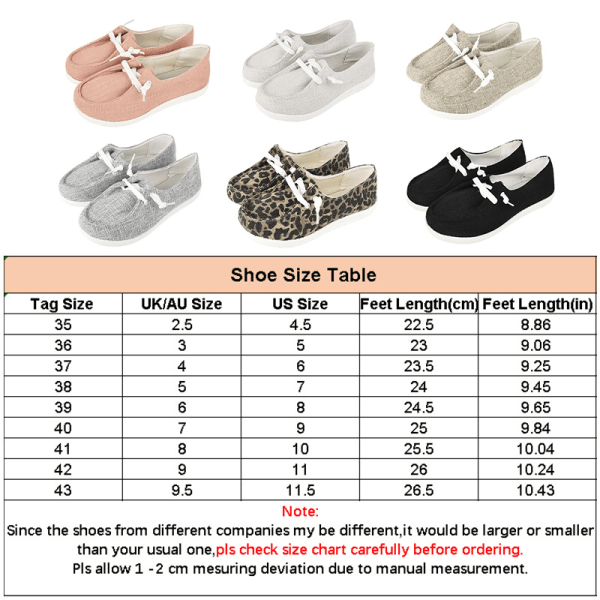 Kvinder Slip On Casual Shoes Flat Flats Gray 41