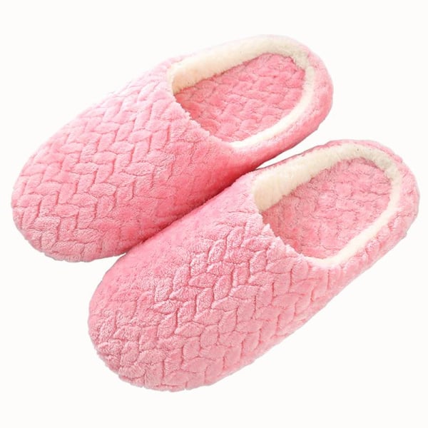 Damtofflor House Shoes Anti Slip Comfy Home Indoor Shoes Pink 40-41