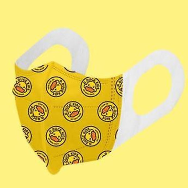 Kid's Little Yellow Duck Disposable 3d 3-layer Protection Mask C