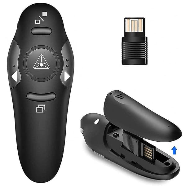Wireless Presenter Remote,usb Presentation Remote Control Powerpoint Presentation Clicker For Keynote/ppt/mac/pc