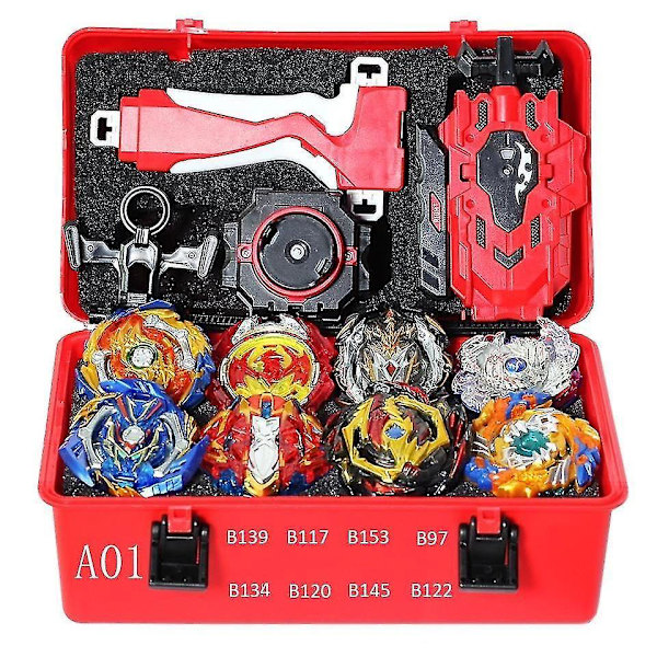 Toy Metal Funsion Bayblade Set Storage Box With Handle Launcher Plastic Box Toys Bleyblade