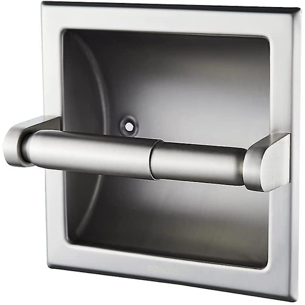 Brushed nickel toilet paper holder deals