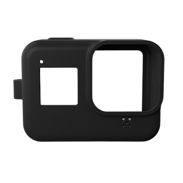 Silikone Fuld Dækning Action Kamera Beskyttelsesetui Sæt Til Gopro Hero 8 Sort Pink