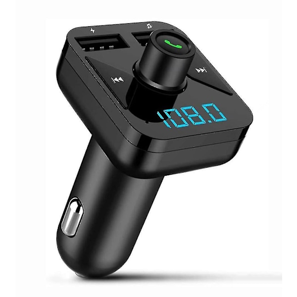 Fm Transmitter Wireless Bluetooth Adapter With Hands-free Kit