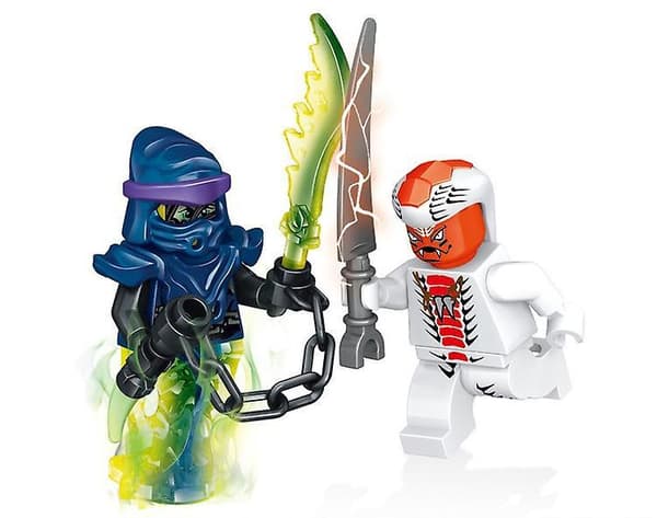 24 Minifiguuria Phantom Ninja Vs Python Hirviöheimo Koottavat Rakennuspalikat Poikien Lelut