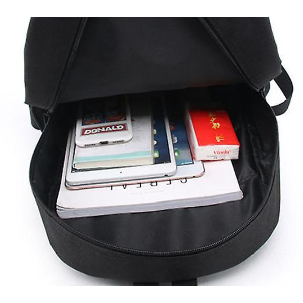 Marshmallow Backpack High School Student Schoolbag Travel Bag 3 Set