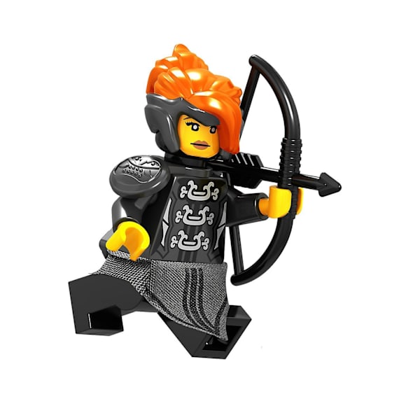 8pcs Phantom Ninja Series Violet Hutchins Kamandu Children's Assembled Building Block Toy