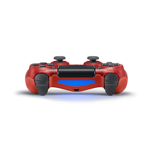 Trådløs spilcontroller kompatibel med PS4/ Slim/Pro konsol Transparent Red