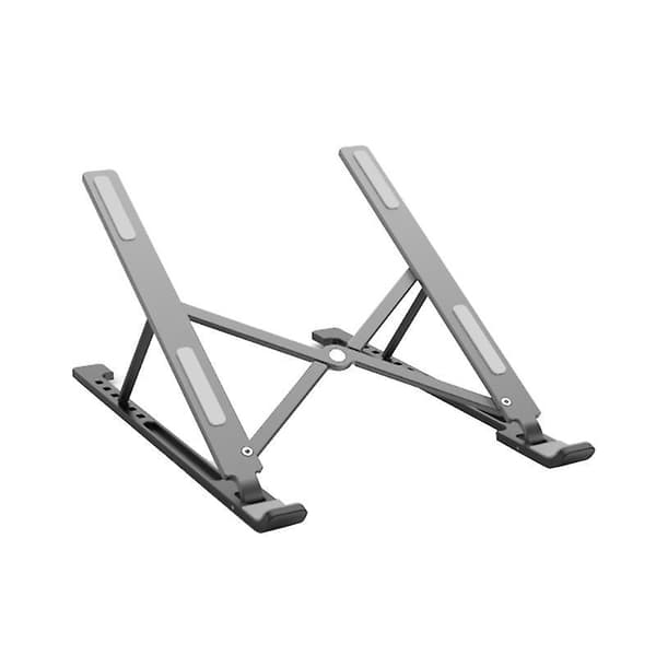Portable Laptop Stand Auminium Foldable Notebook Support Laptop Holder Adjustable Tablet Base For Pc Notebook Stand Gray