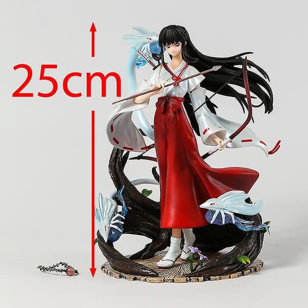 Inuyasha Kikyo Gk Statue Samlefigur Modell Dukke Dekorleke 25cm no box