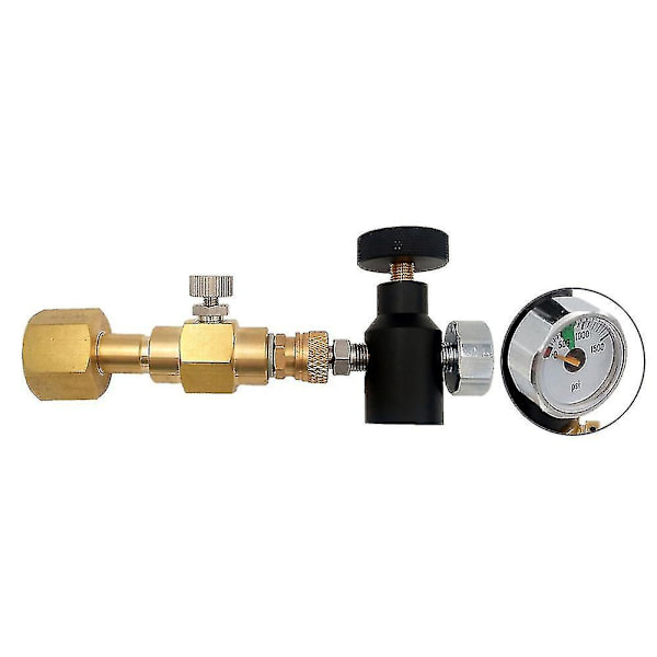 Cga320/w21.8 Soodakoneen Co2 Hiilihapotussylinterisäiliön Täyttöadapterin Täyttöpakkaus without Gauge CGA320