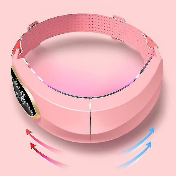 Facial Lifting Device Led Photon Therapy Face Slimming Massager V-shaped Machine Pink