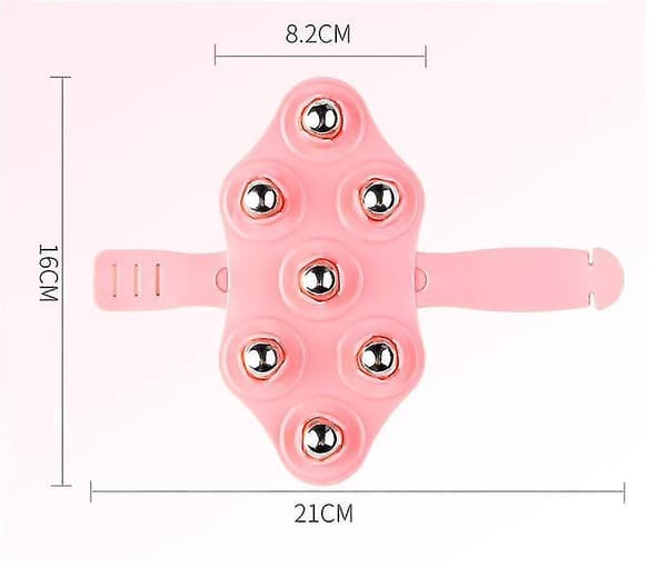 Hand Held Massage,massage Tool With Roller Ball Massager Essential Oils White