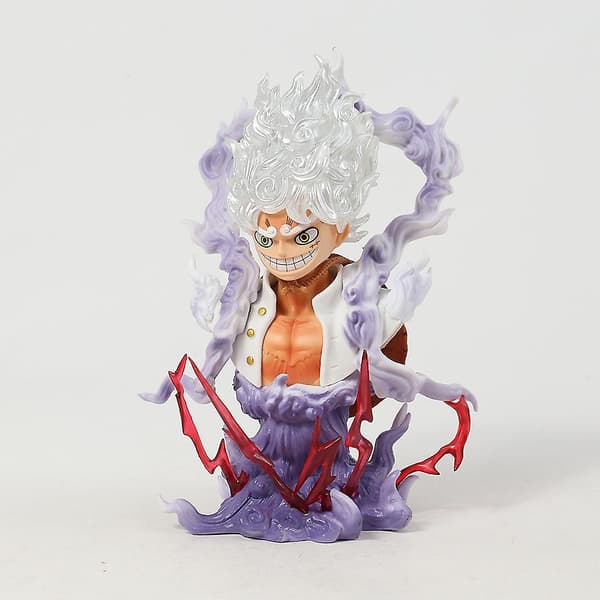 One Piece Gear Fifth Solgud Nika Monkey D. Luffy Byste Modell Figur Leke 17cm box