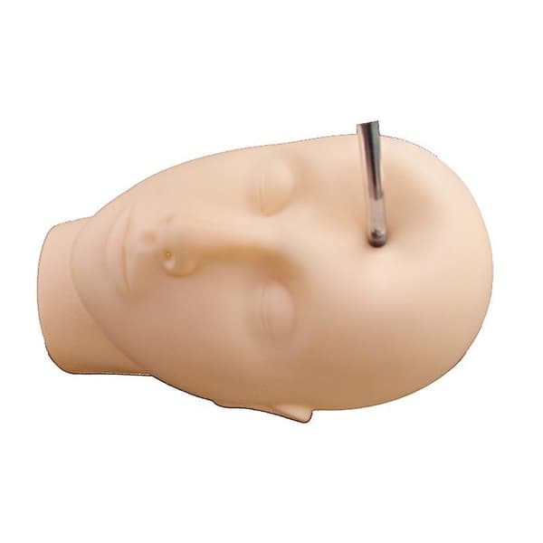 Eyelash Practice Training Head For Makeup Cosmetology Flat Soft Silicone Head