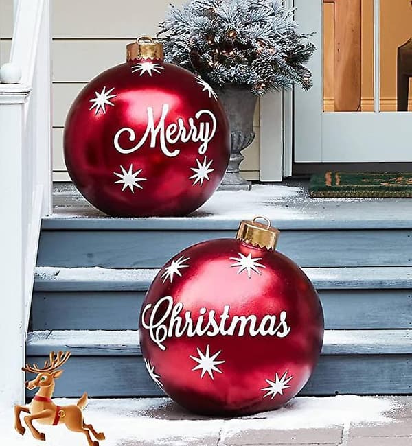 Julekuler Dekorasjoner For Hjem Utendørs Oppblåsbare Leker Merry Christmas