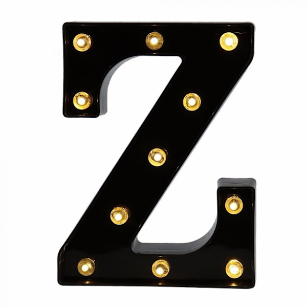 Led  Letter Lights New Design Light Up Black Letters For Events Wedding Party Birthday Home Bar Diy Decoration B091-361 Z