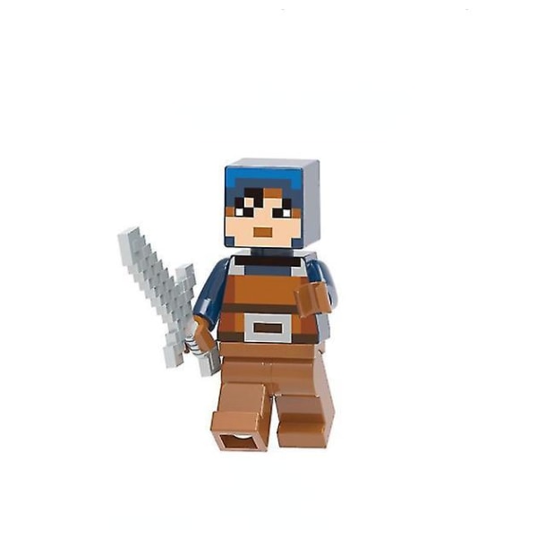 Minecraft Building Blocks Minifigure Panda Hex Valerie My Guardian Assembled