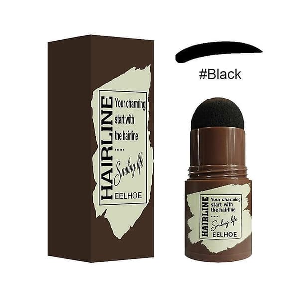 Eyebrow Stamp Shaping Kit Waterproof Eyebrow Powder Stamp Fuller Eyebrow Definer Makeup Tool Black Without Stencils