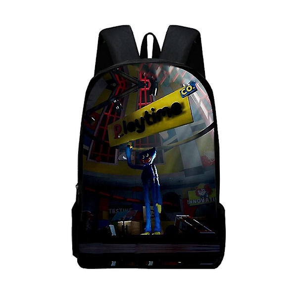 Poppy Playtime Reppu & Lounasrasia 3kpl Lasten Koululaukku Opiskelijoiden Reppu, Lounaslaukku, Penaali | Pelaajatuotteet Only Backpack