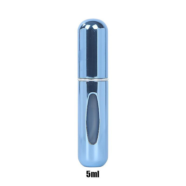 8ml Portable Mini Refillable Perfume Bottle With Spray 5ml bright blue