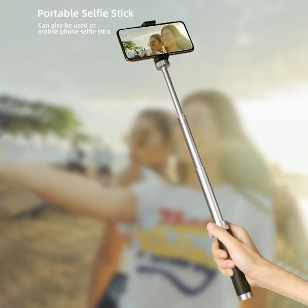 Adjustable Ptz Extension Telescopic Stick With Thread For Pocket 2/gopro9/om4 Red
