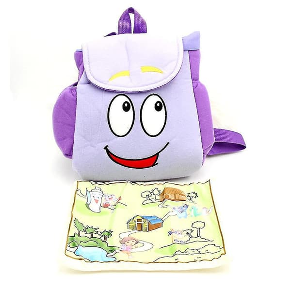 11.8 Inch Dora Bag,dora Explorer Backpack With Map, Gift For Girl