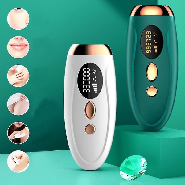 Laser Hair Removal Device Portable Whole Body Painless Permanent Hair Removal Device white American plug