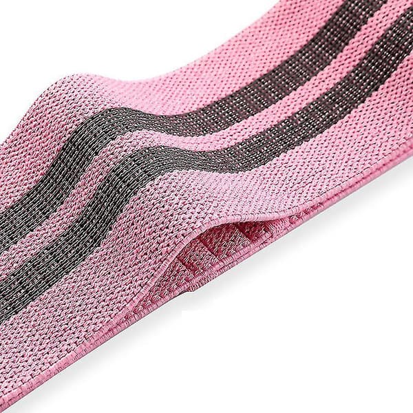 Resistance Bands  Exercise Bands With Non-slip Design For Hips & Glute Pink M