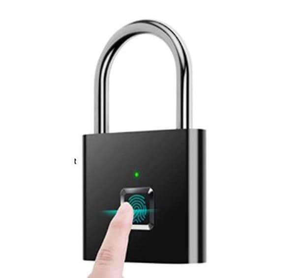 Fingerprint Mini Smart Padlock Usb Charging Biometric High Security