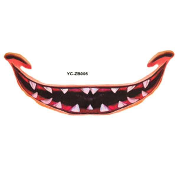 Halloween Suun Tatuointitarrat Kauhu Huuli DIY Koristelu E