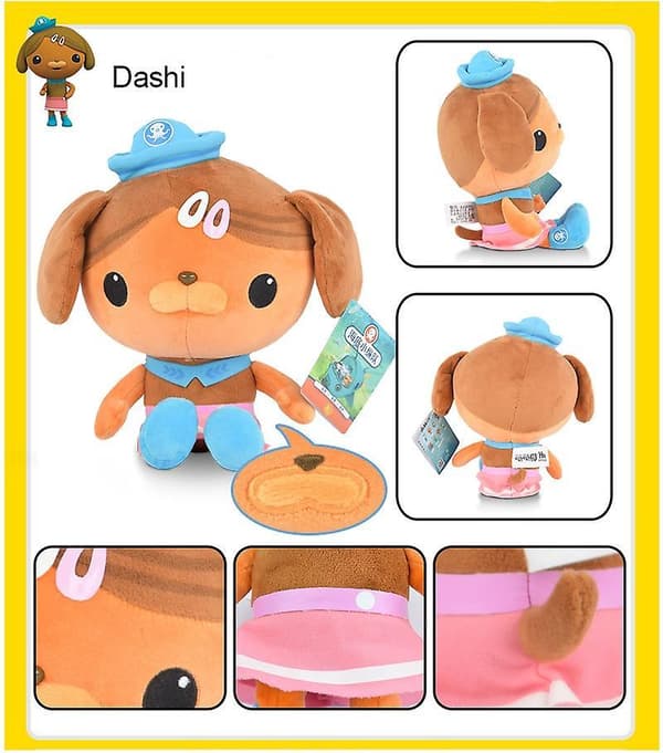 19 cm Octonauts Barnacle Peso Kwazii Tweak pehmolelu F