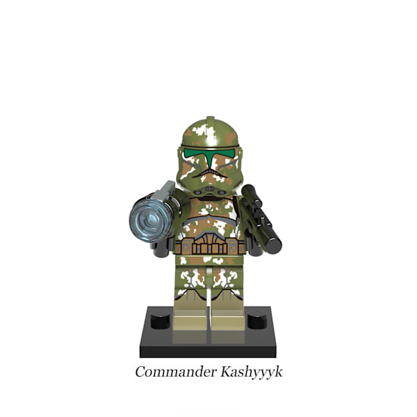 8 stk. Star Wars Montert Byggekloss Minifigur Leke