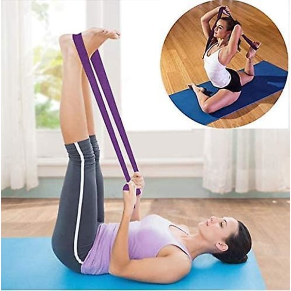 Slitesterk Yogamatte Sele Stropp, Yogamatte Bærestropp Lavender