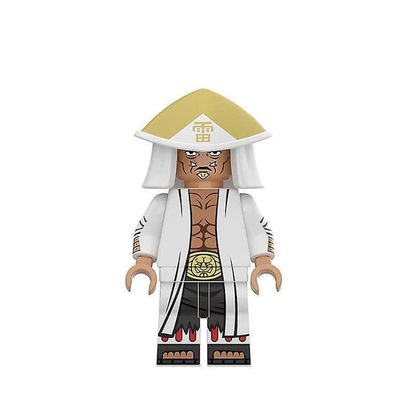 10PCS Naruto Buliding Blocks Minato Hashirama Mini Action Figures Heads Educational Set Toys