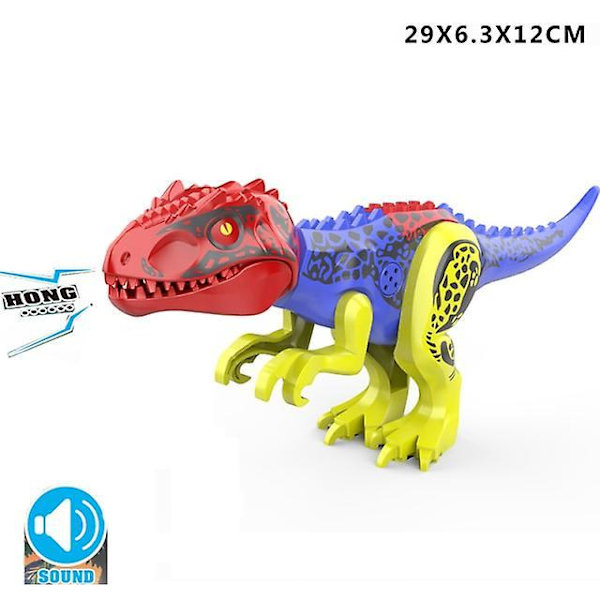 Brutal Raptor Building Jurassic Blocks World Mini Dinosaur Figures Bricks Dino Toys For Children Dinosaurios E