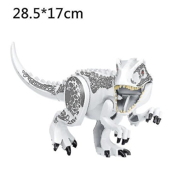 Jurassic Dinosaur World Series Building Blocks Triceratops Indominus Rex Big Figures|blocks