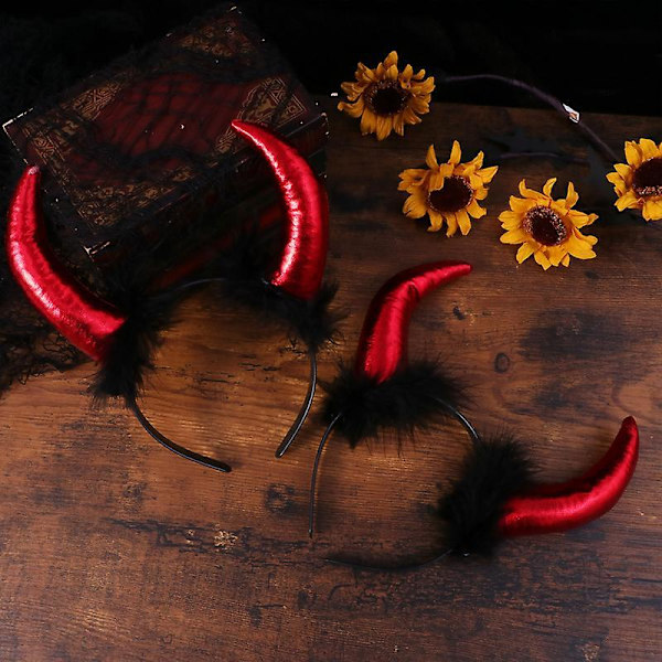 2pcs Horn Headband