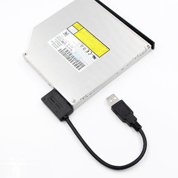 Usb2.0 To Mini Sata Ii 7+6 13pin Adapter Converter Cable For Laptop Cd/dvd Rom Slimline Drive Notebook Optical Drive Line