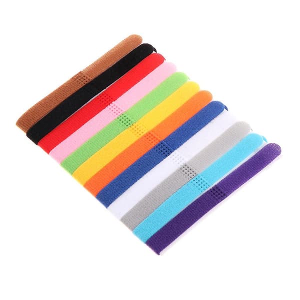 12pcs Pets Puppy Collars Different Colors Soft Identification Mark For Cats Dogs S