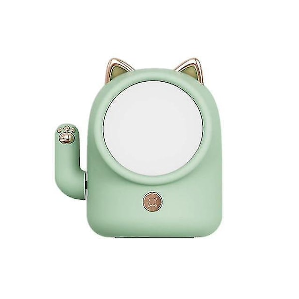 Cat Table Lamp For Bedroom Three kind Light(Green)