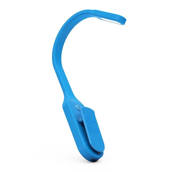 Mighty Bright Recharge 2 LED Clip On Book Light Rechargable With Micro USB Cable Provided, Various Colours Blue