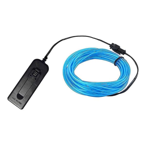 Flexible El Wire Neon Light 3 Meters For Dance Party Car Decor With Controller