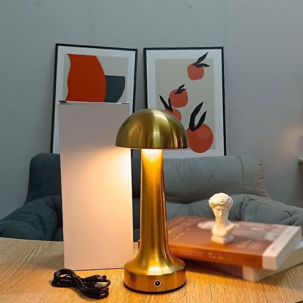 Cordless Bar Table Touch Light 3 Levels Dimmer Desk Lamp Bedroom Atmosphere Lamp